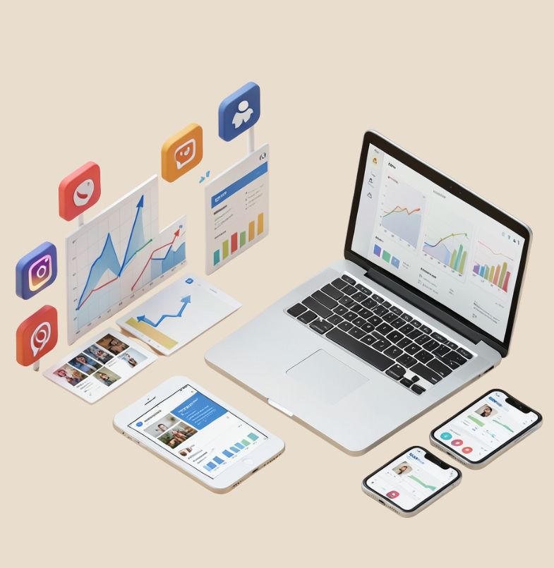 Professional social media content creation service for brand growth